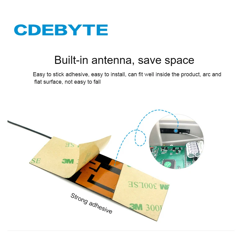 4G LTE Antenna 5dBi PCB Internal TX4G-PCB-6613 CDEBYTE IPEX-I Interface Small Size Self-adhesive for Wireless Module 4g antenna,lte antenna