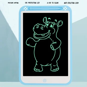 Children 12inch Lcd Drawing Tablet For Reusable Writing Board, Instant Erase & Lock Button, Eye Protection Screen Birthday Gifts 1