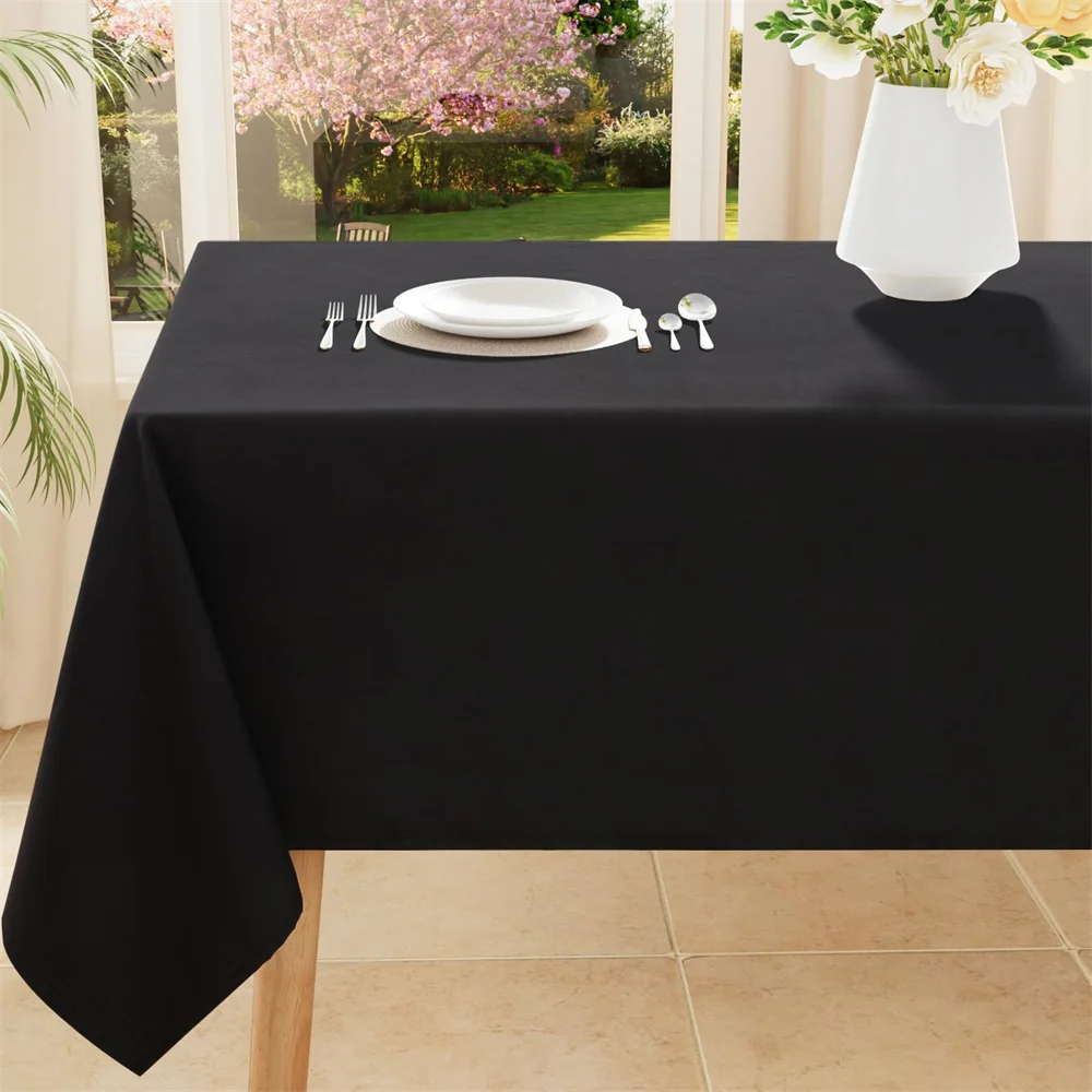 Olanly-Mantel rectangular impermeable resistente a las manchas, tela lavable decorativa, cubierta de mesa para comedor al aire libre
