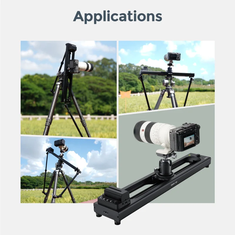Accsoon TOPRIG S40 S60 Electric Rail Stabilizer DSLR Camera Follow Focus Chasing Delay Video Electric Control Camera Slider