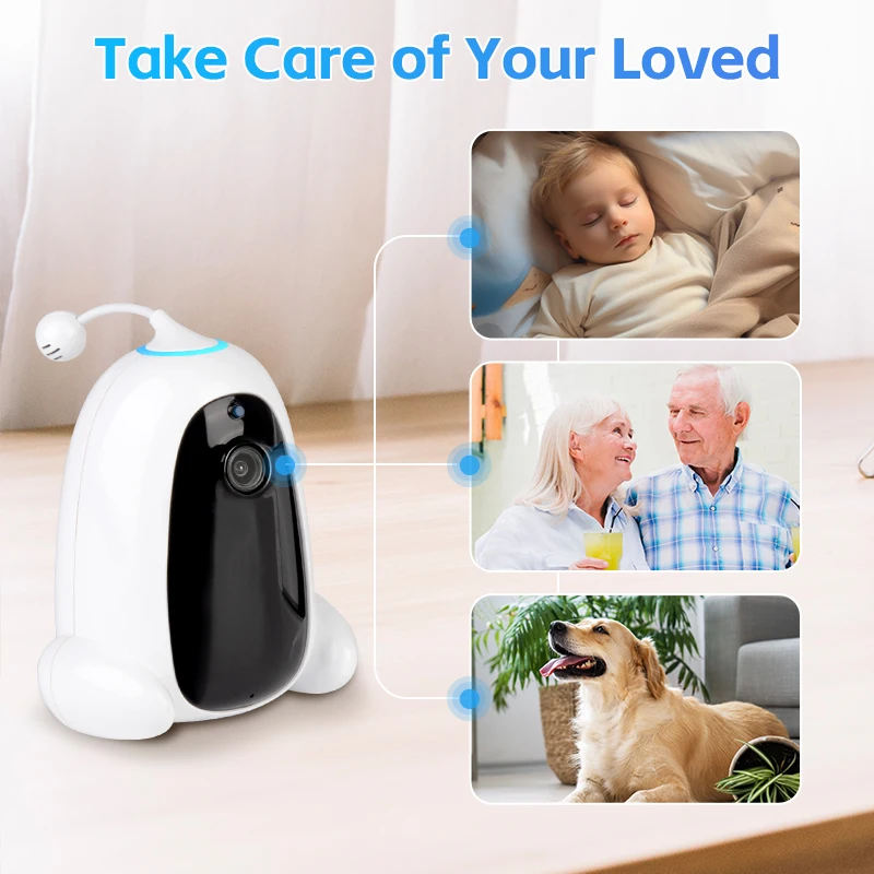 Multifunction Wireless Video Baby Monitor With Lullabies Auto Night Vision Two Way Intercom Temperature Monitoring Babysitter baby monitor camera