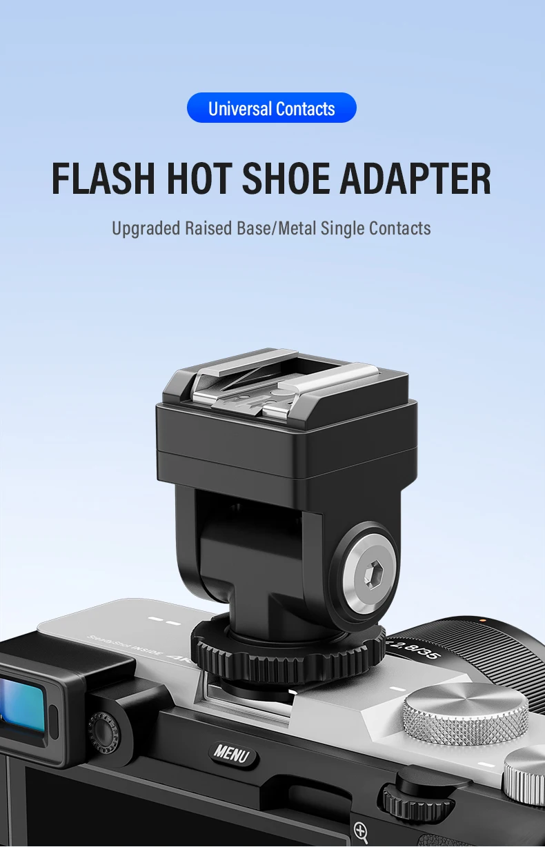 C-N2 Hot Shoe Converter Adapter PC Sync Port Kit For Godox IM20/IM30 Nikon Flash