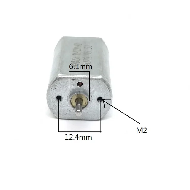 Moteurs DC DollaTek Lot De 5 - 12V/24V FF-180SH | Haute Vitesse 5000-10000 RPM - Pour Projets DIY, Modélisme