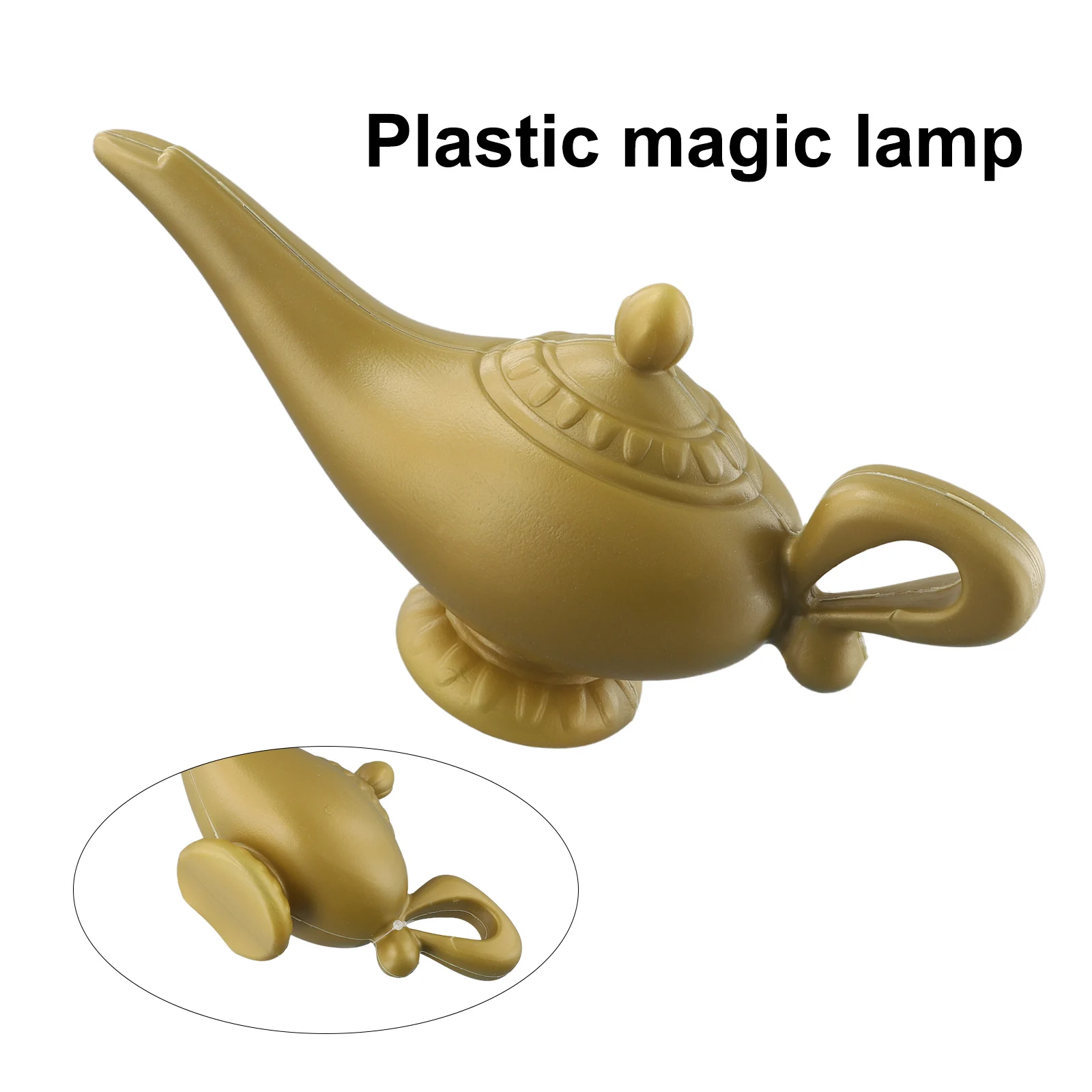 Plastic Cosplay Halloween Christmas Panto Arabian Lamp Tea Pot Cartoon Genie Lamp Movie Decorations Home Party Ornaments