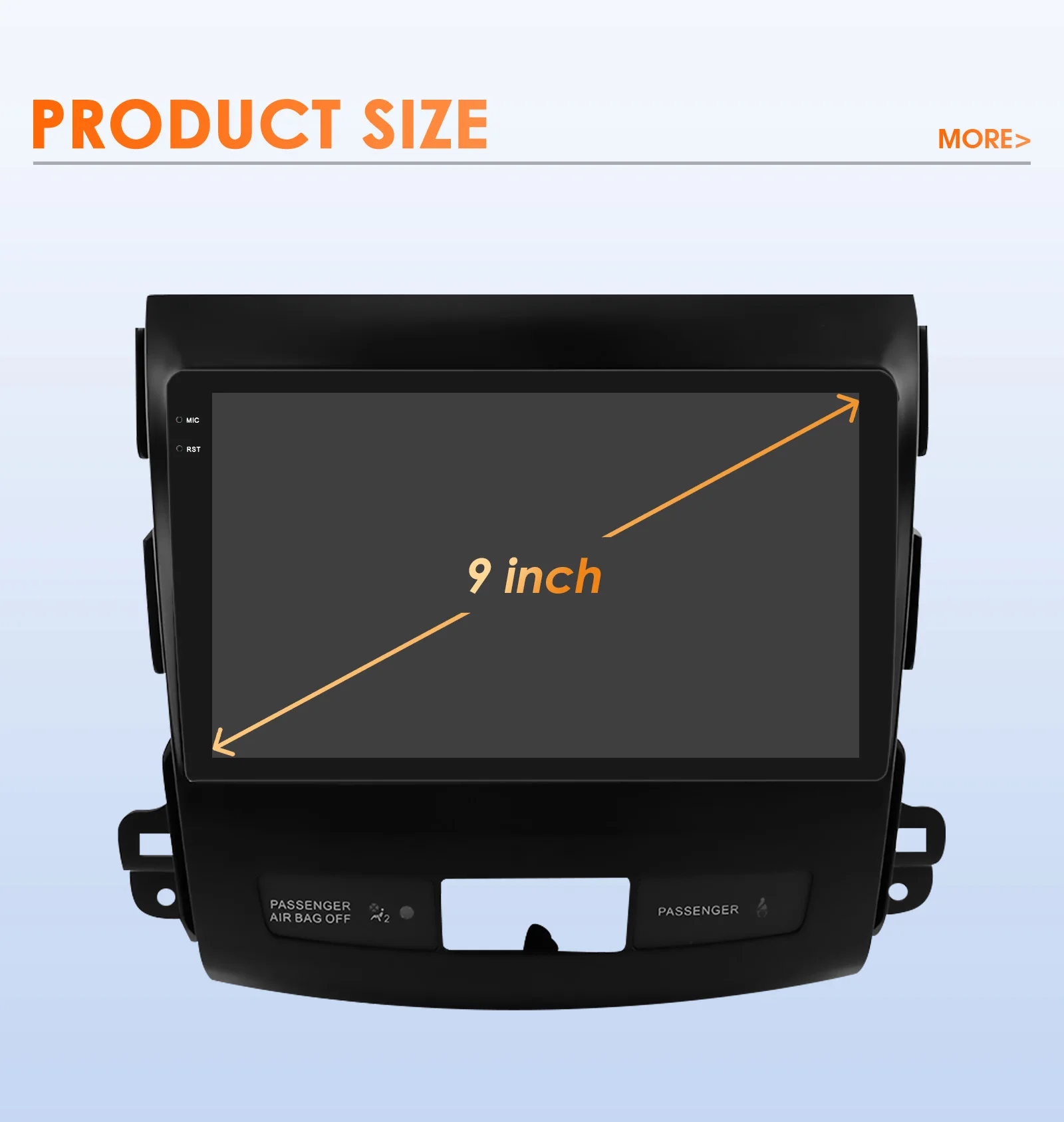 9" Hizpo 2Din Android Auto Car Radio for Citroen C-Crosser Peugeot 4007 Mitsubishi Outlander 2 2005 - 2011 Snapdragon 360° CAM