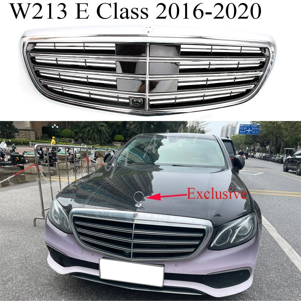 Für Merces-Benz E klasse W213 2016-2020 ABS Mitte grille E