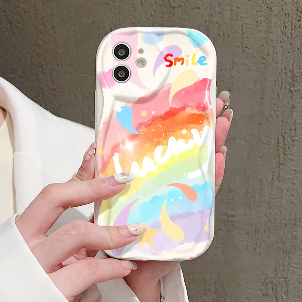 Aesthetic Graffiti Phone For Samsung Galaxy S24 5G S 24 Plus S23 S22 Ultra S21 S20 FE A25 A24 A23 A22 A21S Case Cover_voghion.com