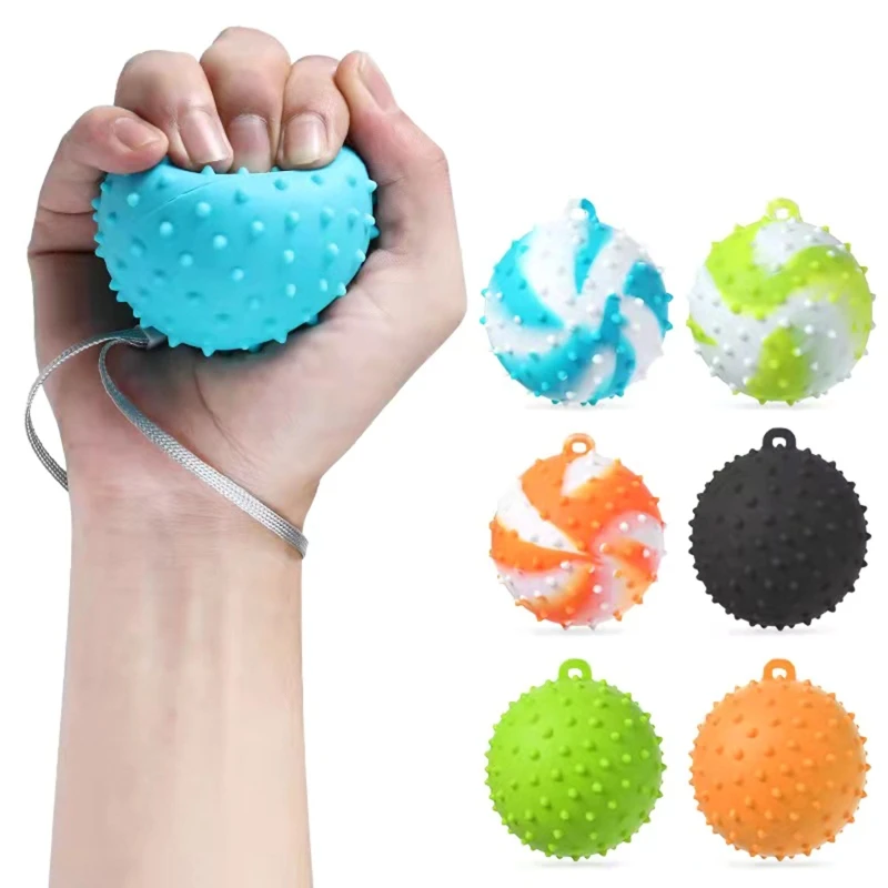 Hand Massage Ball, Roller Spiky Ball, Stress Relief Ball, Finger