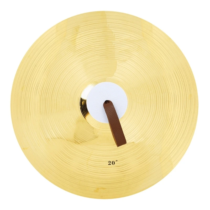 X22F 1Pair 14/16/20Inch Crash Cymbal Percussion Instruments Brass Band Cymbals for Stage Party Musical Toy