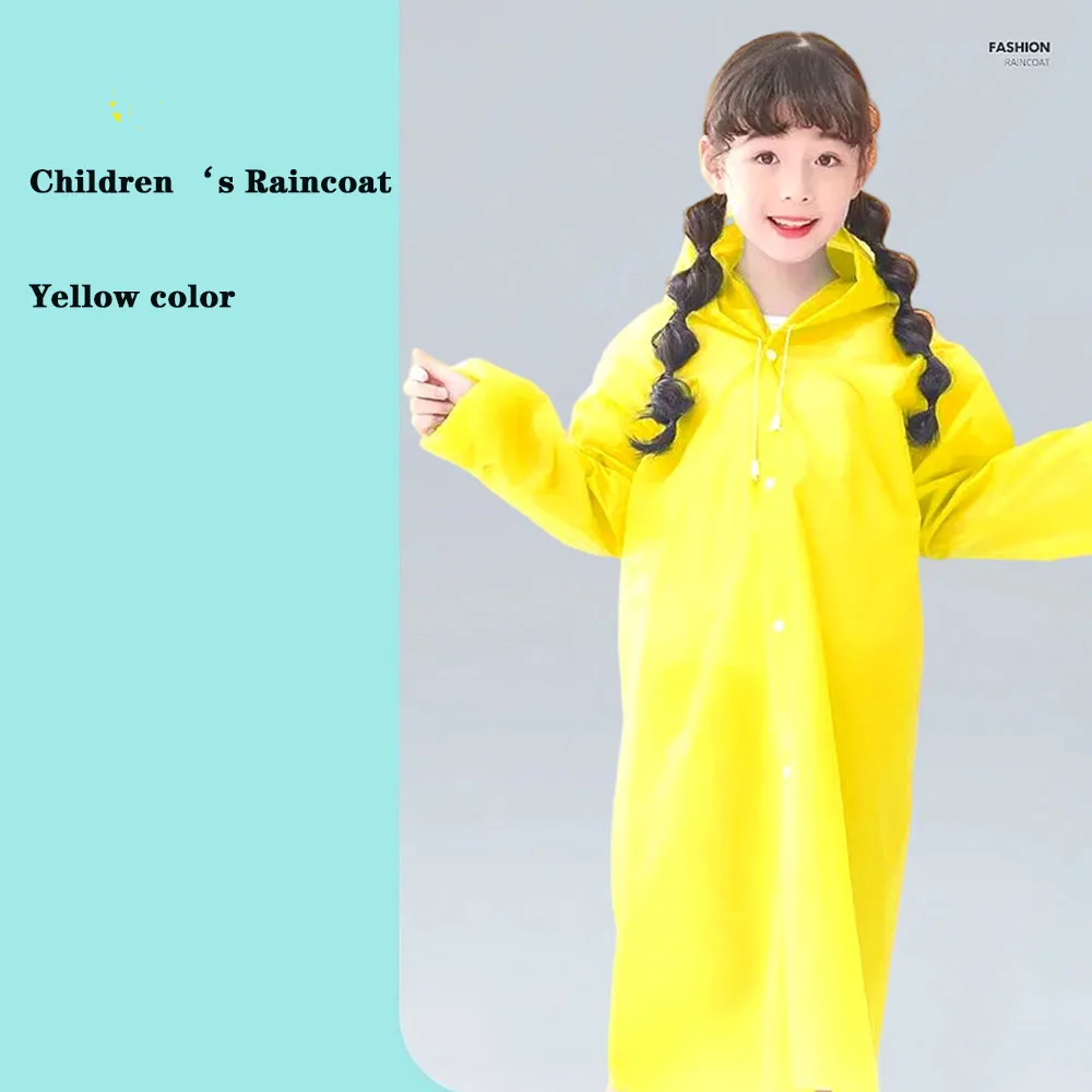 Raincoat Rainshoes Impermeable Thickened Waterproof Raincoat Tourism Outdoor Hiking Rain Poncho Hooded Child Rain Coat raincoat poncho