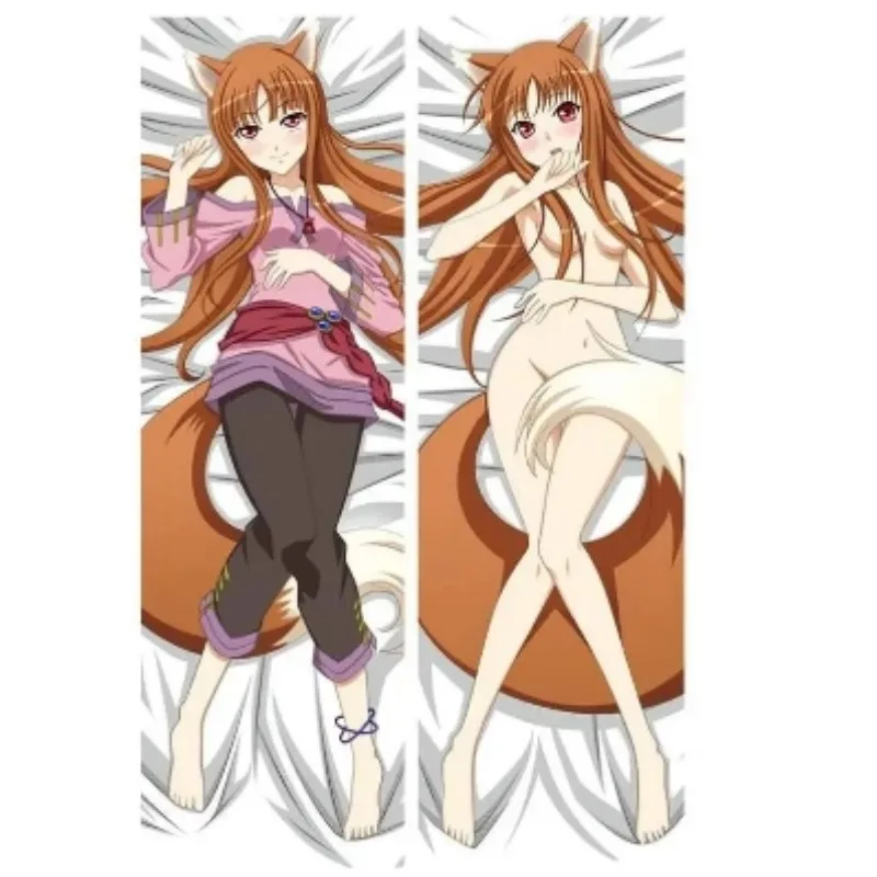 Japan Cool Anime Pillowcase Spice and Wolf Horo Holo Throw Otaku