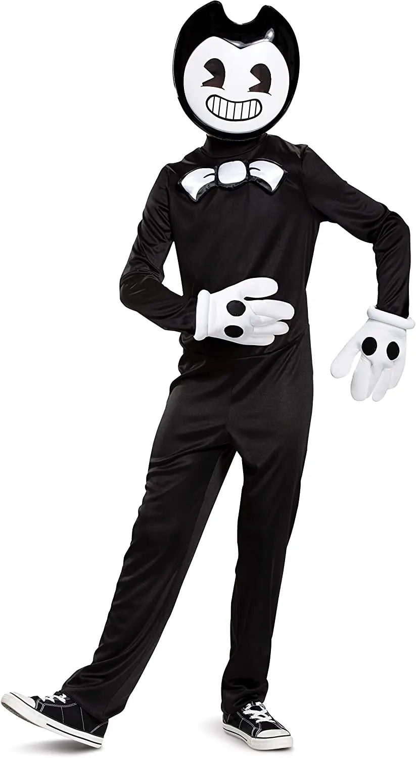 Travestimento Bendy & The Ink Machine Costume Classico Per Bambini, Grande (10-12)