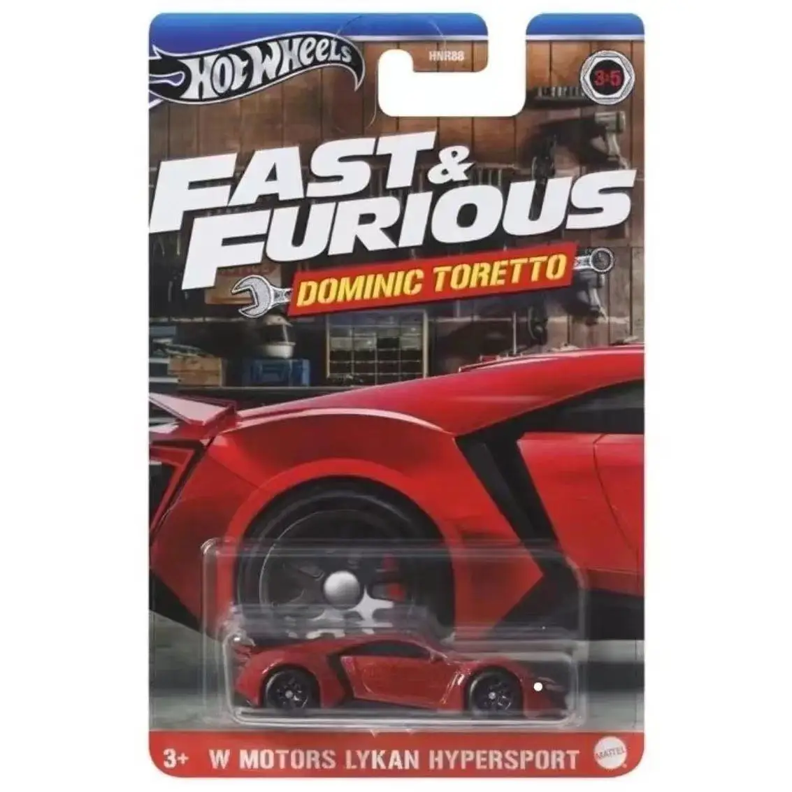 Hot Wheels Car Fast & Furious HNR88 D E F Dominic Toretto HW