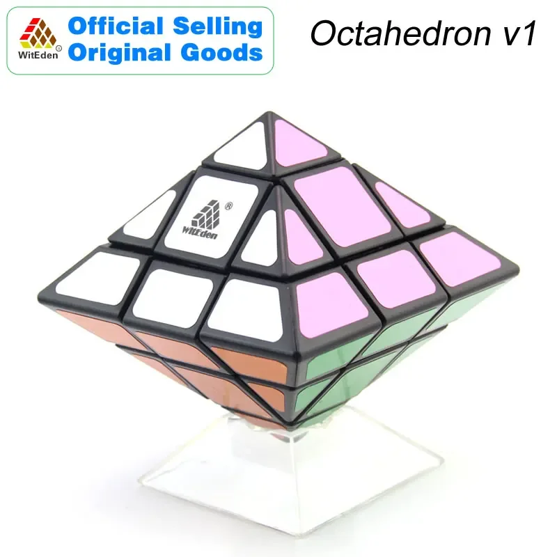 WitEden Octahedron Mixup v1 Magic Cube Pyramid Cubo Magico Professional Neo Speed Cube Puzzle Antistress Toys For Kids qiyi pyramid cube anti stress cubo magico 3×3 speedcube кубик рубик iq game kids toys kinder speelgoed juguetes y juegos