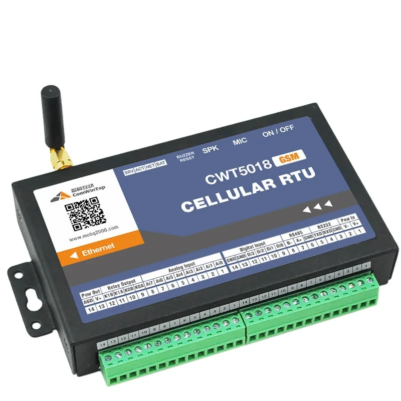 릴레이 모듈 rs485 modbus, 릴레이 출력 무선 3g/4g RTU, 디지털 입력 및 sim 슬롯 및 오일 및 가스 용 이더넷 포함