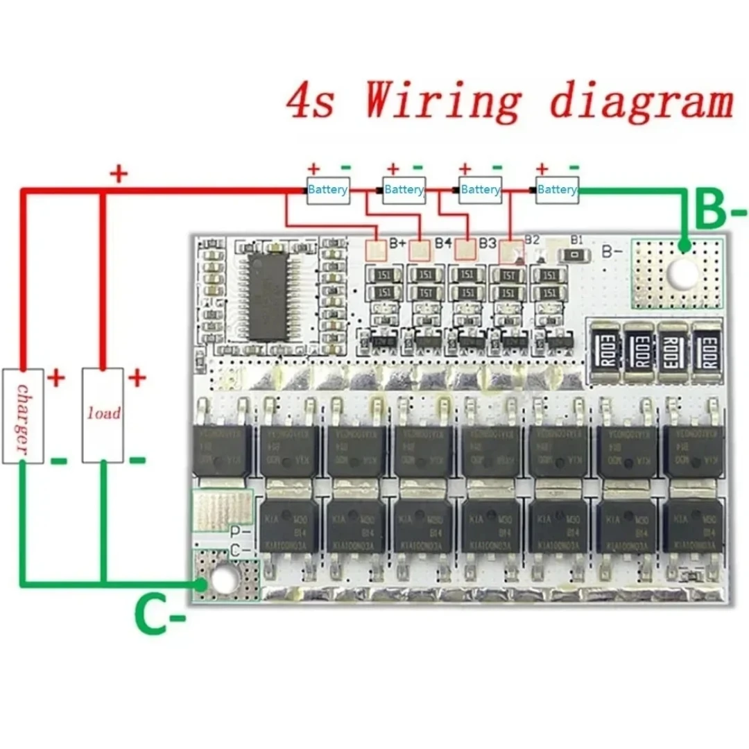 Advanced Lithium Battery Protection Circuit Board with Balance Charging Capability