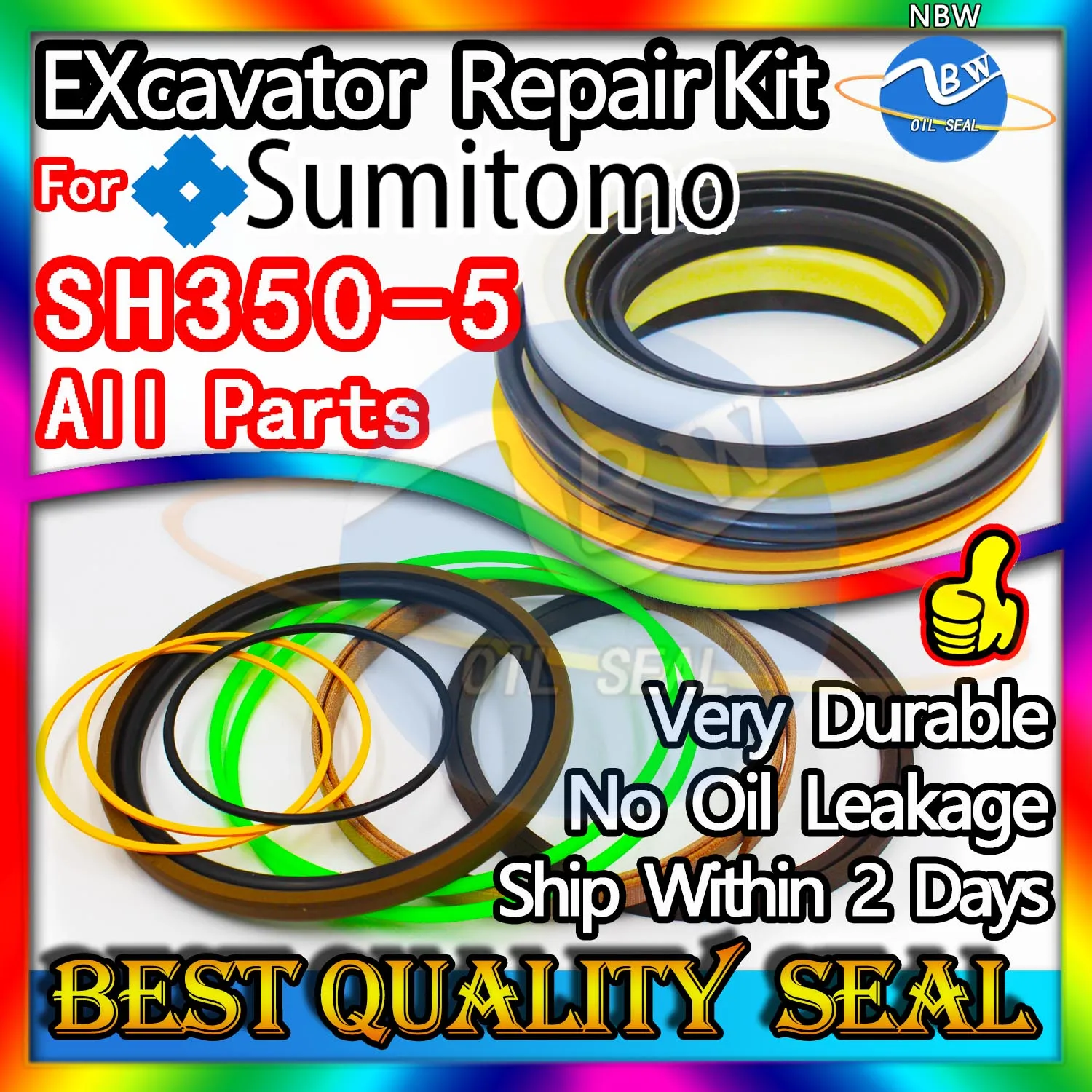 

Для Sumitomo SH350-5 Seal Kit экскаватор ремонт масла Высокое качество SH350 5 мачта стрелы ковш гидравлический насос экскаватор раскладная Лопата