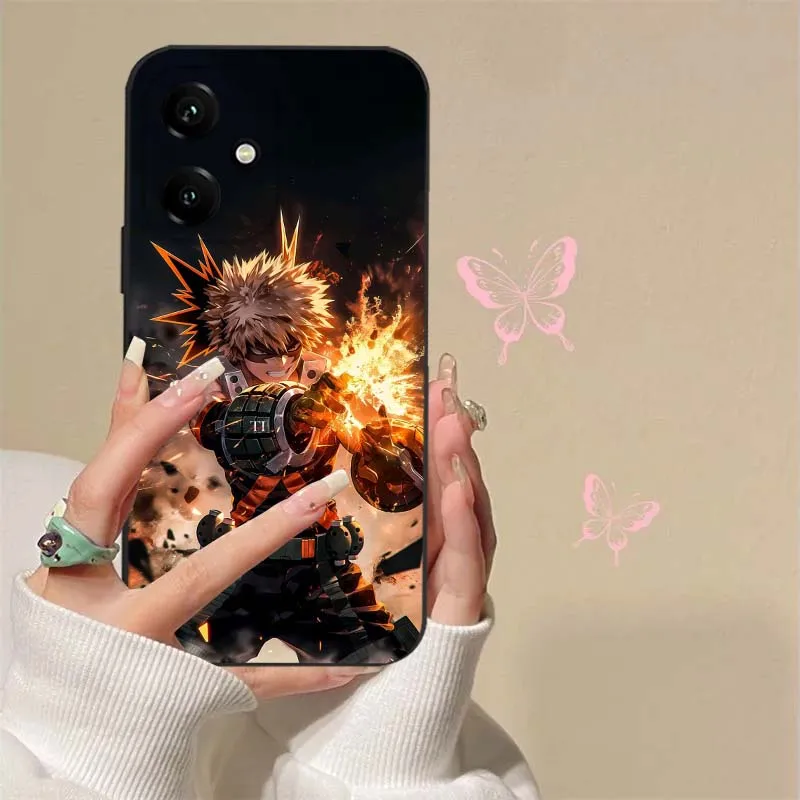 My Hero Academia Anime Black Phone Case Cover