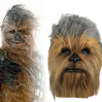 Cosplay Chewbacca Maschera Maschere per la testa Costume da festa di Halloween Prop