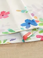 Robe à bretelles spaghetti pour filles, imprimé floral papillon, dos croisé, robe d'été douce pour le printemps, l'été, la plage, les vacances, vêtements pour enfants 5