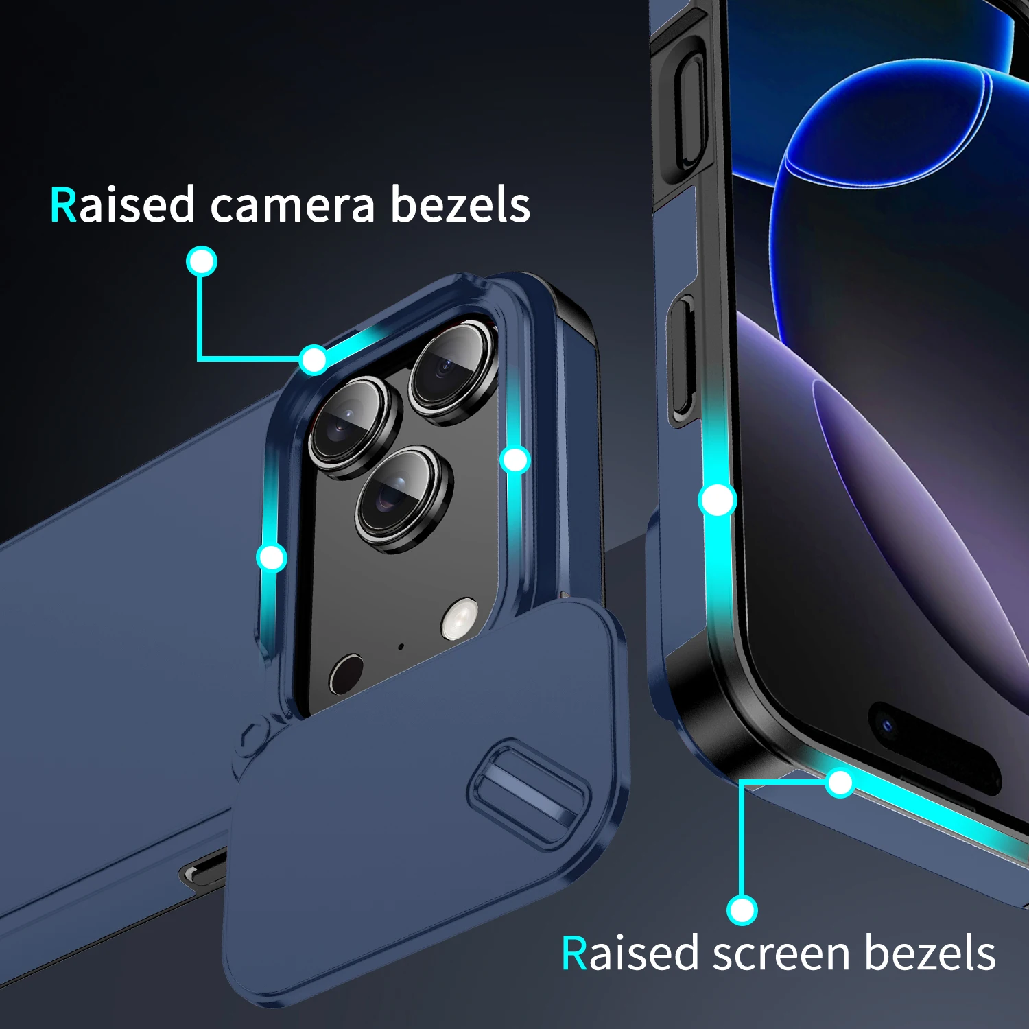 Shockproof Slide Camera Protective Case