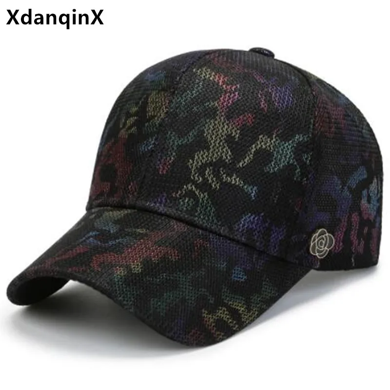 

Unisex New Summer Breathable Mesh Cap Fashion Baseball Caps For Men And Women Casual Sports Cap Snapback Cap Travel Fishing Hats
