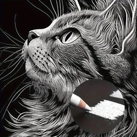 Professional White Charcoal Pencils Set - 3/6 Pieces Sketch Highlight White Pencils for Drawing, Sketching, Shading, Blending 6
