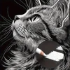 Professional White Charcoal Pencils Set - 3/6 Pieces Sketch Highlight White Pencils for Drawing, Sketching, Shading, Blending 6