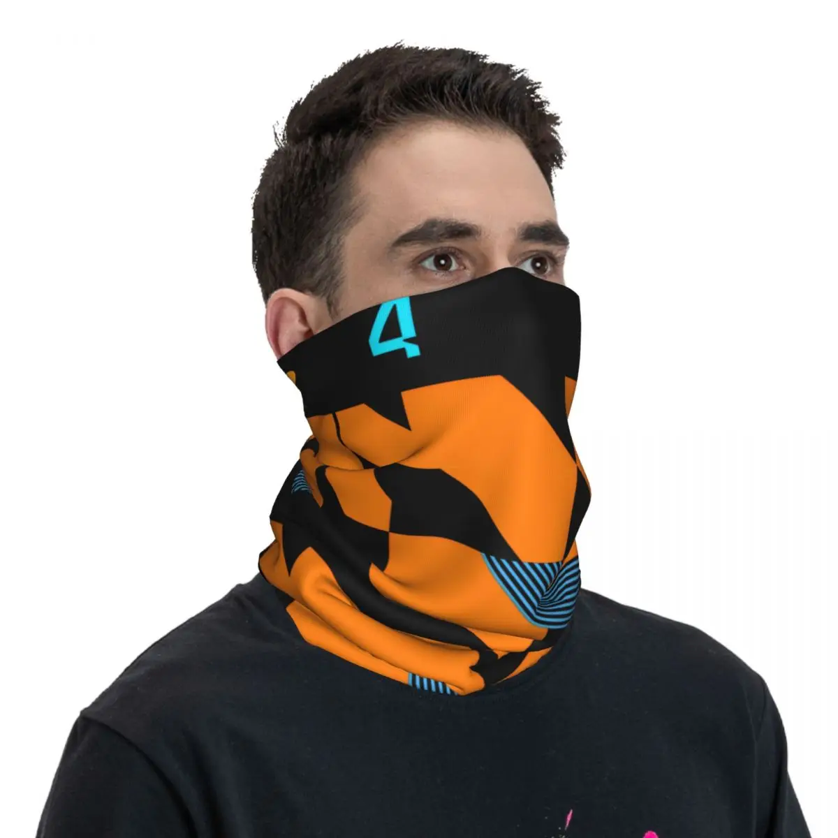 Cycling bandana bandana headscarf cotton bandana bandana neck cover multifunctional bandana motorcycle bandana camouflage bandana Marvelous Lando Norris 4 Bandana Neck Cover Motocross Face Scarf Multi-use Cycling Riding Unisex Adult Windproof