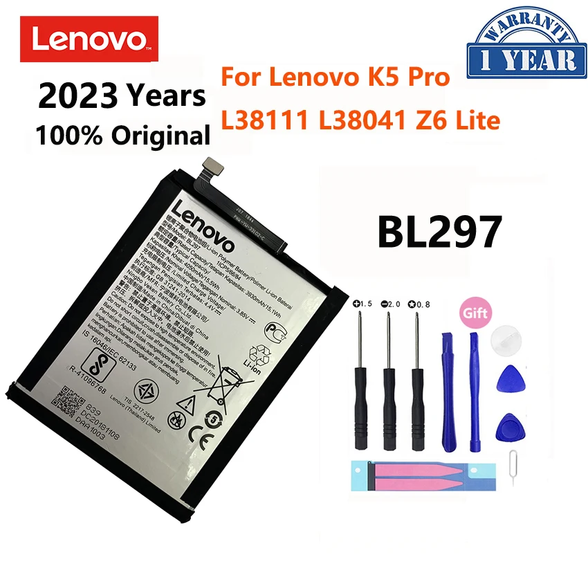 2023 Years 100% Original 4050mAh BL297 Replacement Battery For