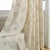 1PC Cotton Linen Embroidery Curtain Wind Embroidery Blackout Living Room Bedroom Simple Fresh Curtain Pastoral High-end Light 3