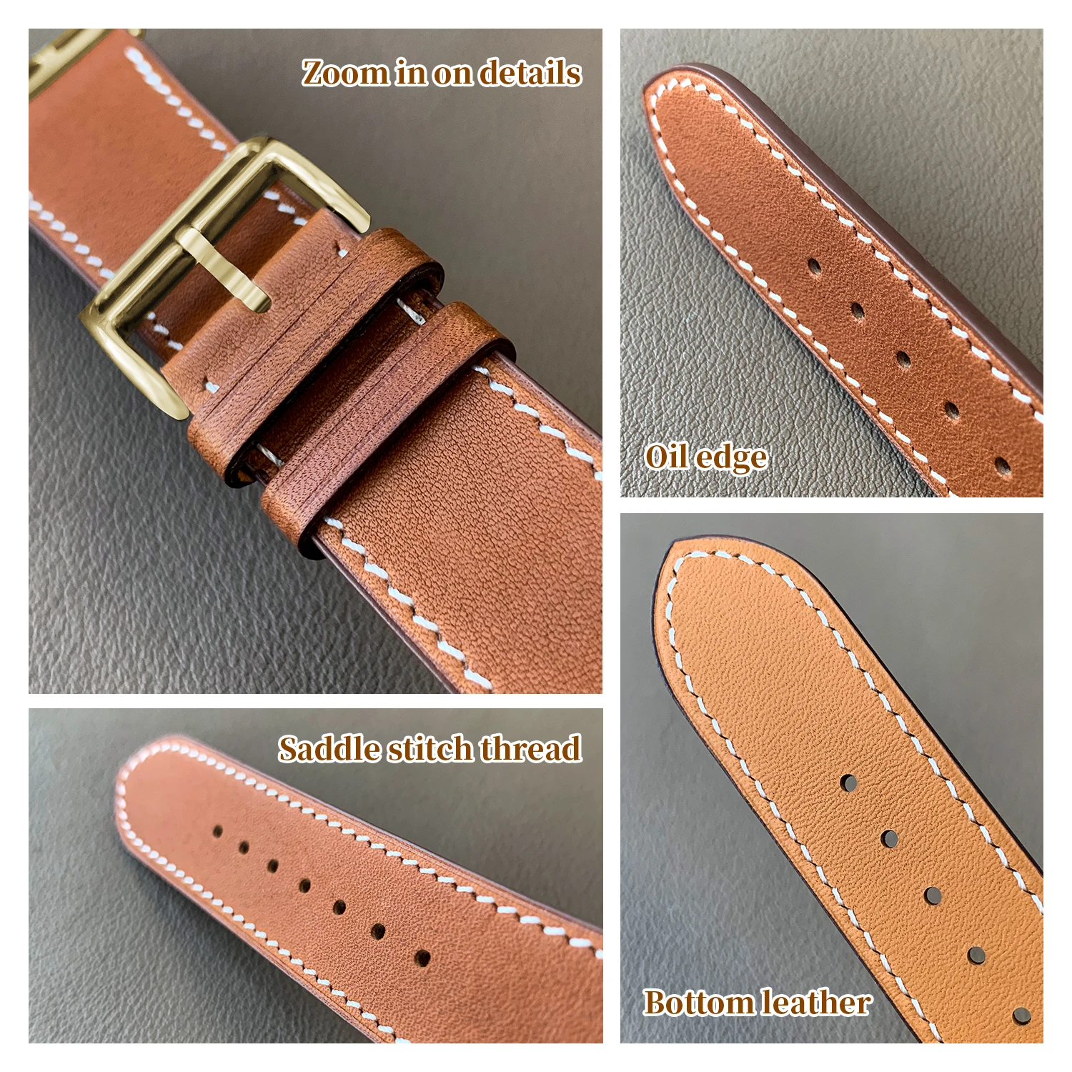 الفولاذ المقاوم للصدأ لحزام الساعة ، محول ذهبي دوا...