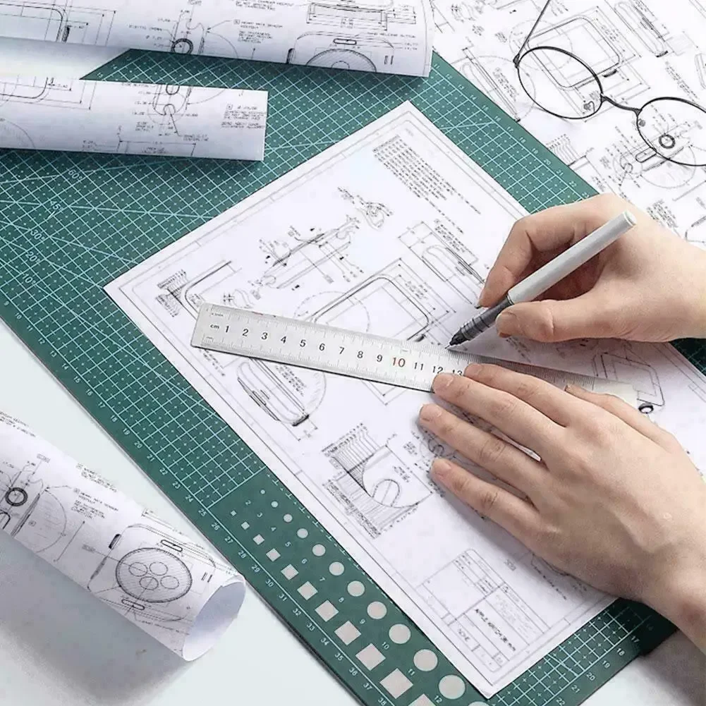 Cutting Mat Cutting Pad A4 Self Healing Cutting Mats Double Sided Craft Cutting Board Art Tool Scrapbooking Quilting Sewing Precision Craft Project