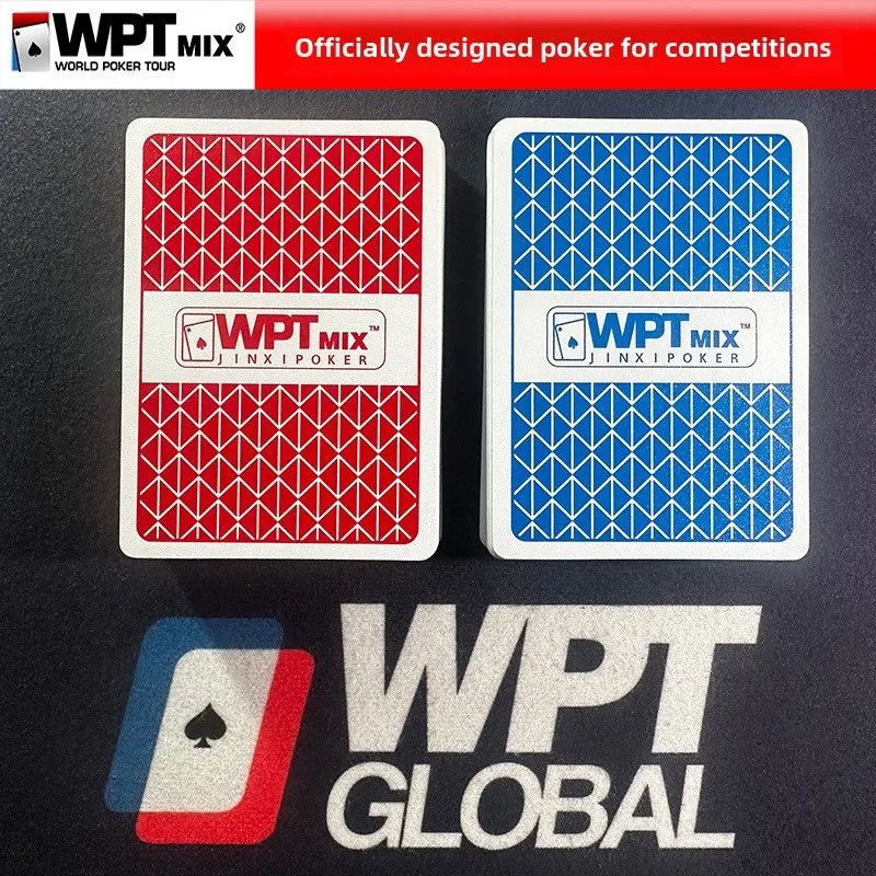Plastic Playing Cards WPTTexas Hold'em Poker Cards Hard High-Grade Full Box Competition Special Waterproof Anti-Fold Playing Cards
