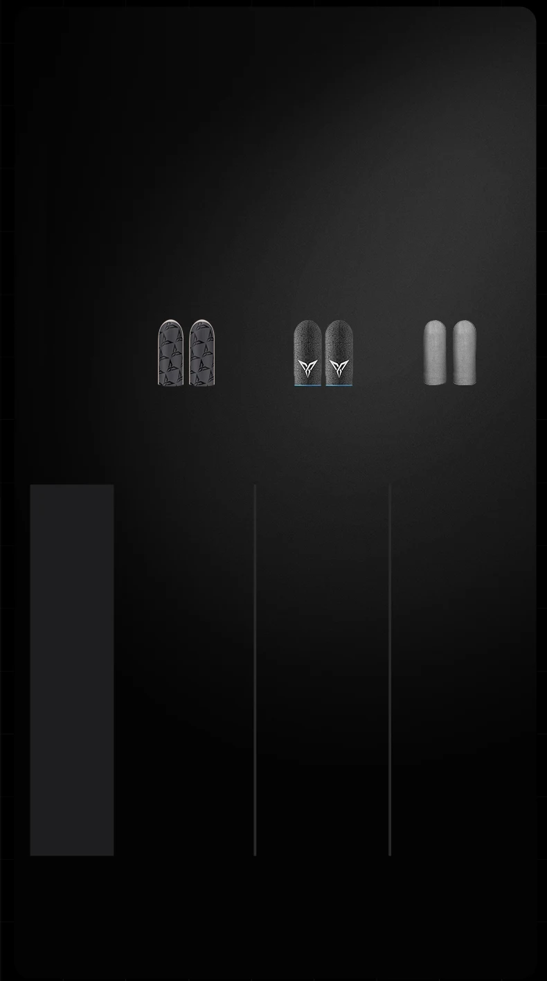 New Flydigi Silver P1 Sweat-Proof Finger Sleeve Mobile Phone Tablet PUBG Game Touch Screen Sensitivity Ultra-thin Finger Sleeve