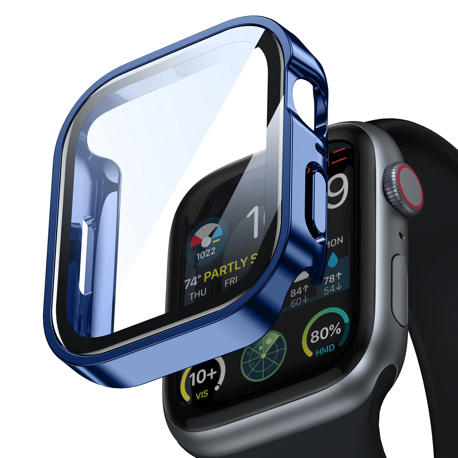 Premium Tempered Glass Case with Screen Protector – Straight Edge Cover