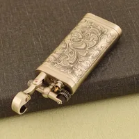 JIFENG-Metal Gas Pipe Lighter Vintage Tobacco Lighter with Rod Zinc alloy material Isqueiro Gadgets Gift 2