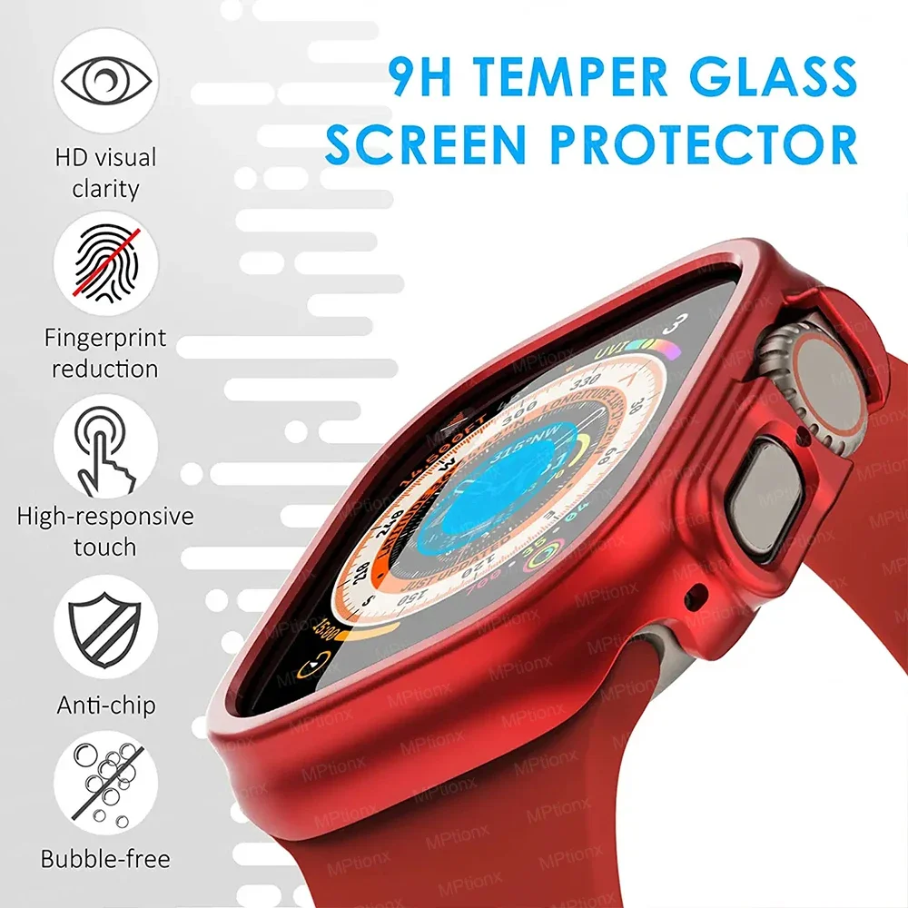 Ultra-Strong Tempered Glass Screen Protector for Smartwatches - Anti-Scratch Shield
