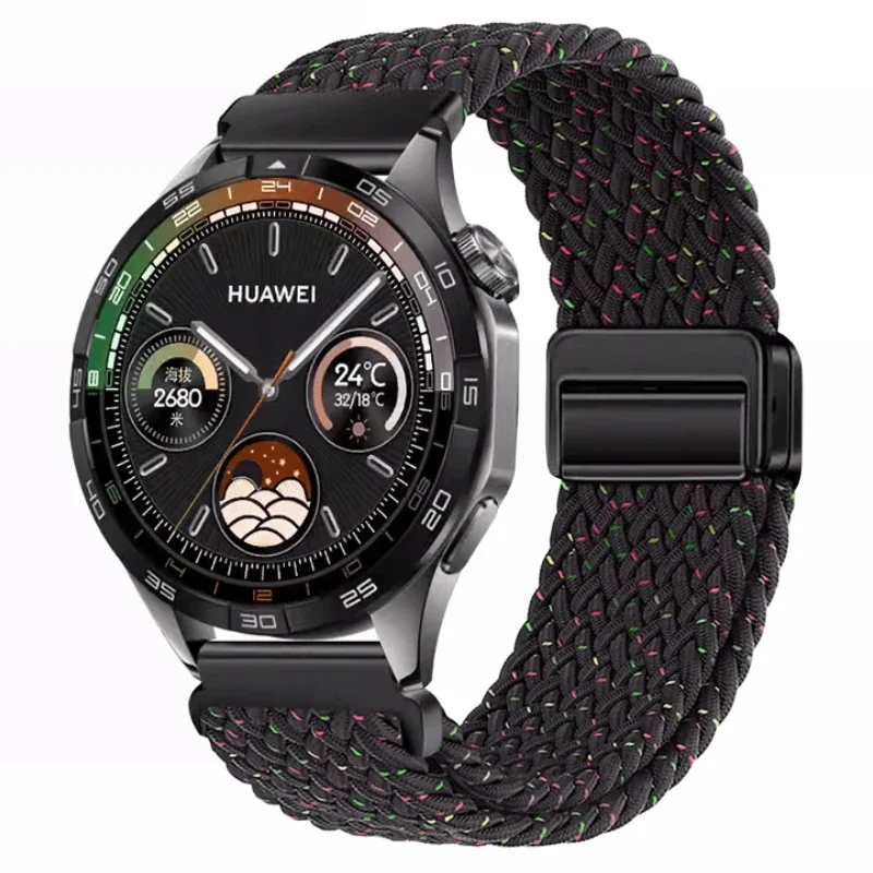 Magnetic Buckle Nylon Watch Band with Adjustable Strap