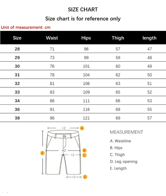 Short Pants Measurements Mens 2025 New White Denim Shorts - Main Image