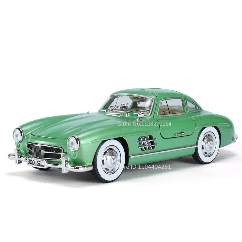 مجسم سيارة W140 / 300SL معدني 1:24 بإضاءة وصوت