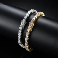 Factory Price D VVS1 Moissanite Tennis Bracelet 925 Sterling Silver Single Row Classics with GRA Bracelets for Women Man Jewelry