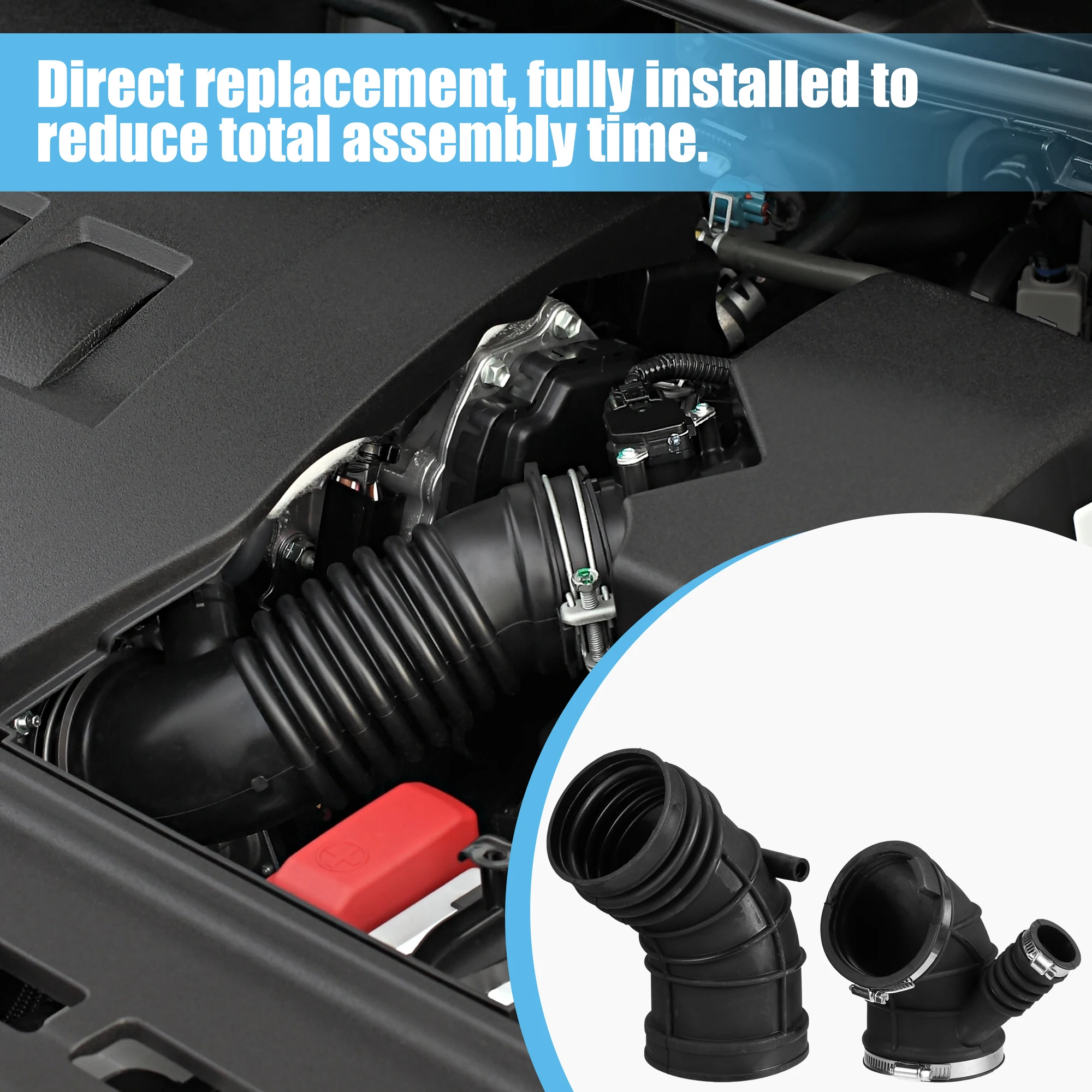 UXCELL Car Air Intake Hose Tube for BMW 330Ci 2001-2006 for BMW 330Xi 2001-2005 Z3 L6 3.0L 2001-2002 13541438759