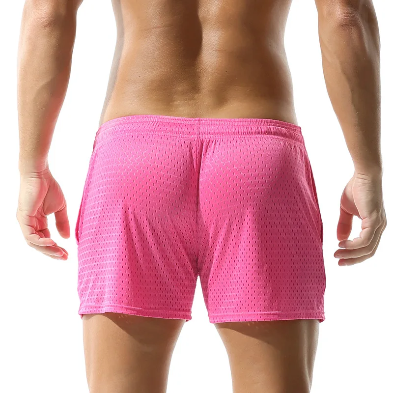 Mens Casual Sport Gym Fitness Running Shorts Mesh Breathable Summer Training Workout Jogging Shorts Male Home Loose Pants bodybuilding shorts sports pants