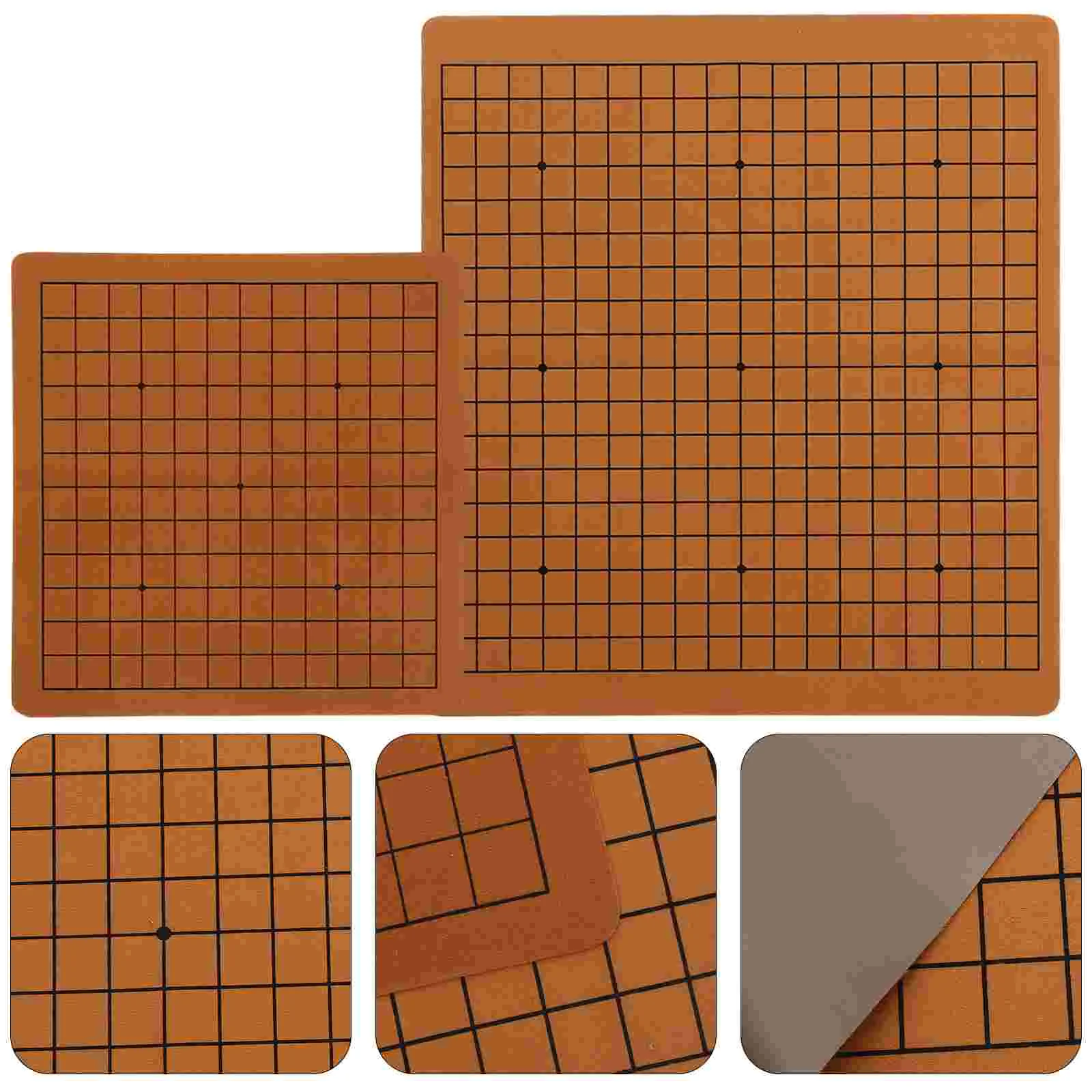

2Pcs Go Chess Board Go Chess Accessories Kids Educational Chessboard Go Chessboard