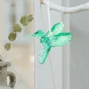 3pcs Crystal Hummingbird Pendant Acrylic nament Decorative Hanging Birds Party Xmas Tree Bedroom Festival 4