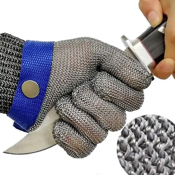 Stainless Steel Gloves Anti-cut Wear-resistant Slaughter Gardening Hand Protect Working Gloves Metal Mesh Butcher Kitchen