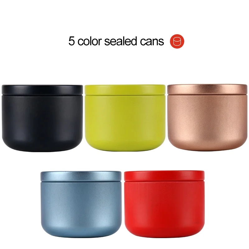 Travel Portable Flower Tea Packaging Sealed Cans Metal Trumpet Creative Black Tea Small Cans Tin Box tea tin box tea canister