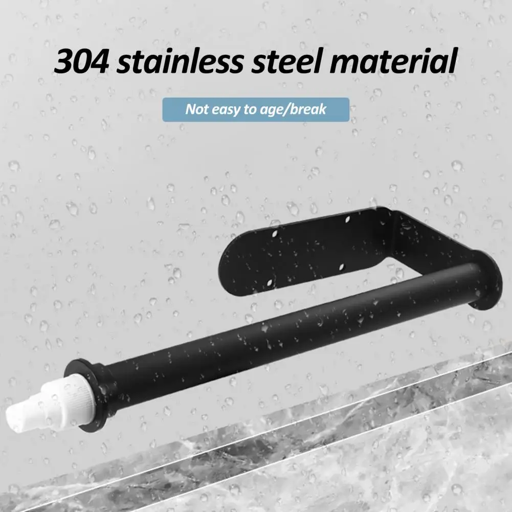 

Stainless Steel Paper Towel Holder with Spray Bottle Capacity Paper Towel Holder with Spray Bottle Wall-mounted for Kitchen