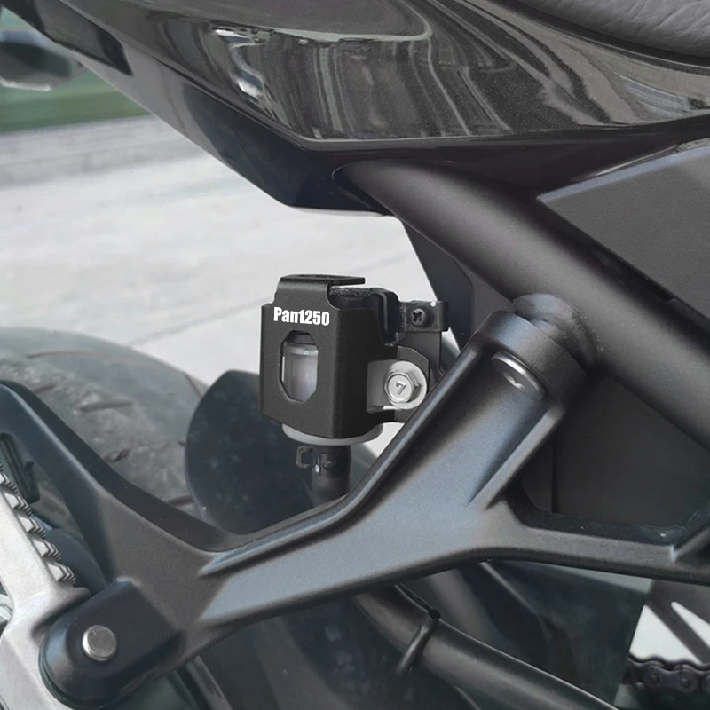 Фото Аксессуары PAN1250 CNC Защитная крышка заднего резервуара жидкости для Harley Pan America ADV 1250 PA1250 PANAMERICA Special №2